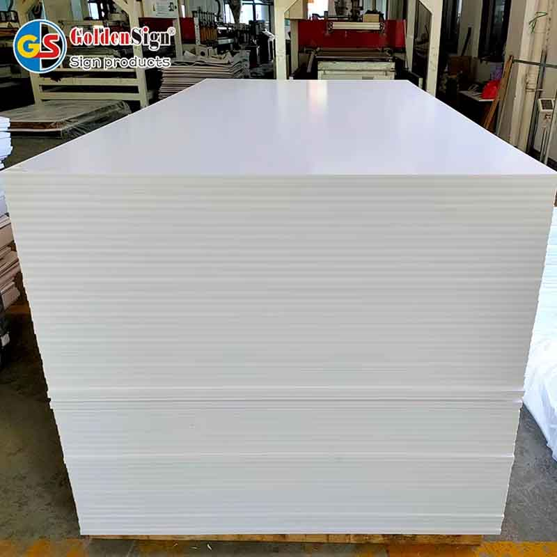 Fábrica de espuma de PVC blanca Fábrica de alta densidad para gabinete de cocina