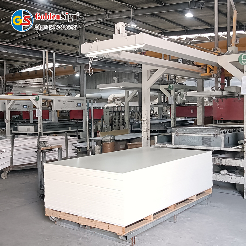 Guardar Guardos de paneles de pared de la pared de pvc de 18 mm PVC PVC PVC PVC Hoja de placa de espuma PVC