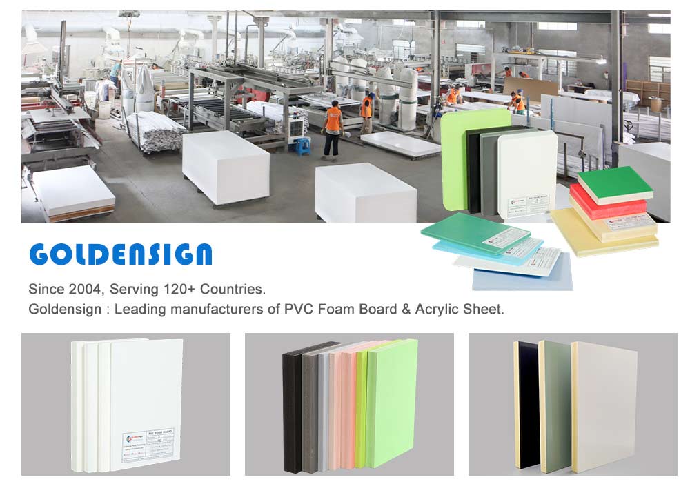 Tablero de espuma de PVC Goldensign