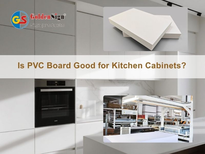 ¿Es el tablero de PVC bueno para los gabinetes de cocina?