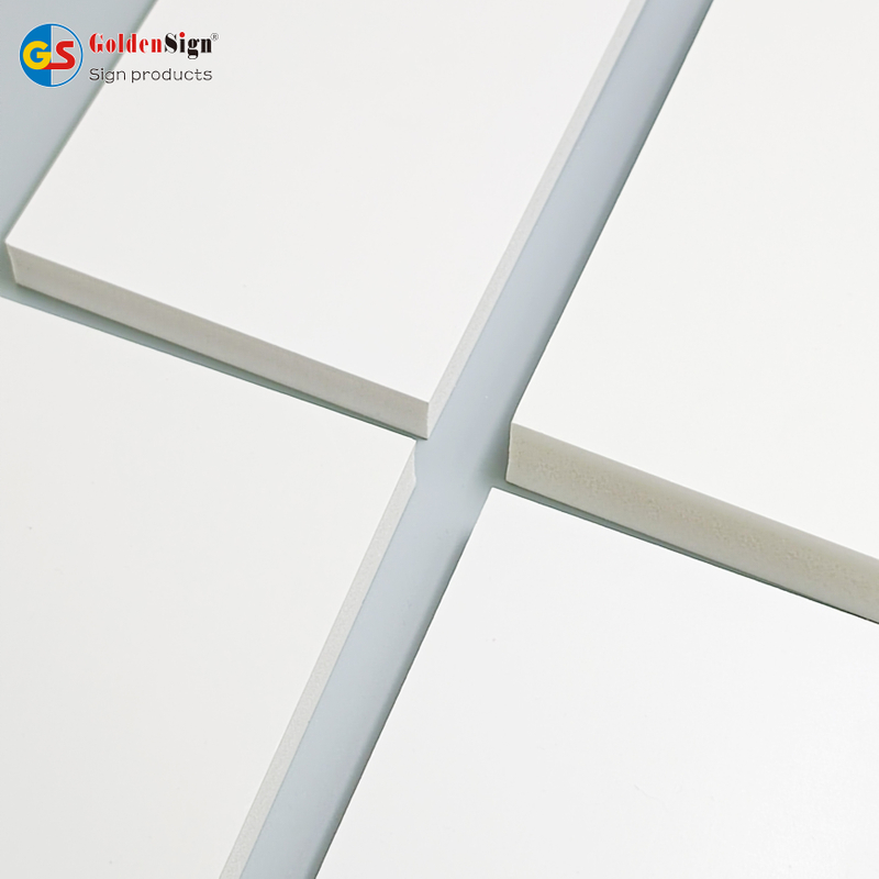 Goldensign 1220x2440mm PVC PVC PVC Board para gabinete y señalización