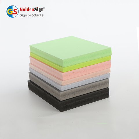 Tablero Celuka de PVC de color Goldensign 4x8ft | Fabricante al por mayor de tableros de espuma de PVC
