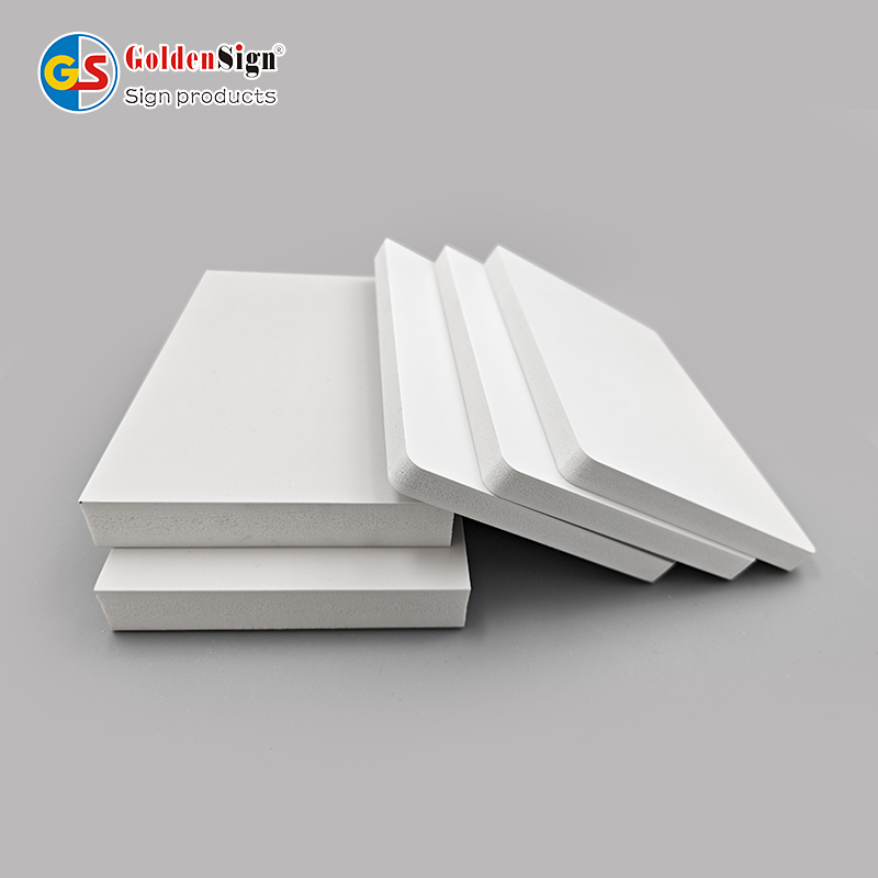Goldensign 1220x2440mm PVC PVC PVC Board para gabinete y señalización