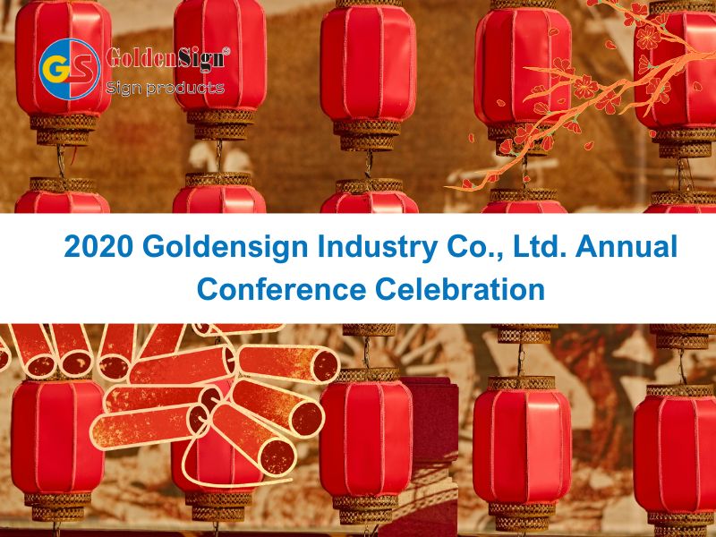 2020 Goldensign Industry Co., Ltd. Celebración de la conferencia anual