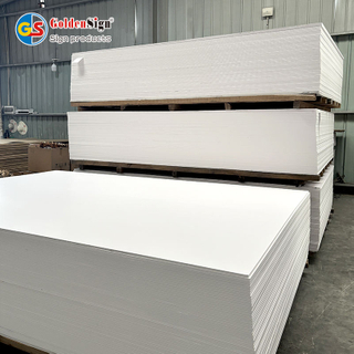 Fabricante de Goldensign Hard Glossy 1.22*2.44 Color PVC Celuka Board PVC Foam Sheet