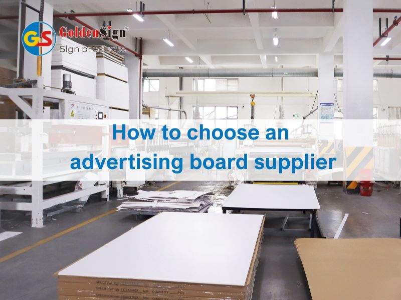 Cómo elegir un proveedor de la junta de publicidad