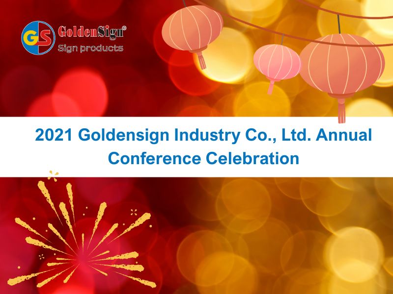 2021 Goldensign Industry Co., Ltd. Celebración de la conferencia anual