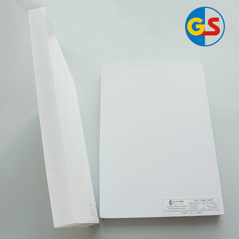 Panel coextruido de PVC Goldensign de 1-25 mm, hoja de PVC de extrusión Forex, tablero de espuma de PVC de color grande