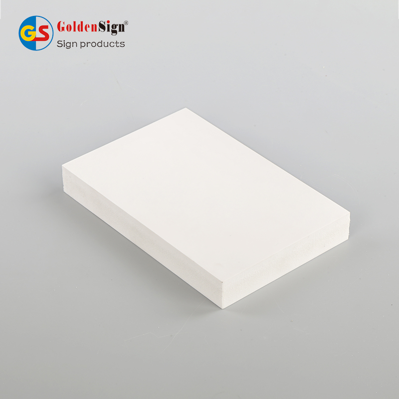Tablero de espuma de PVC de coextrusión Goldensign 4*8 (3 capas)