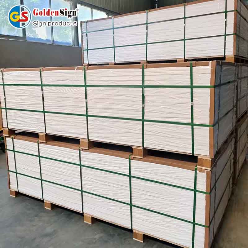 Fábrica de espuma de PVC blanca Fábrica de alta densidad para gabinete de cocina