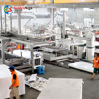 Guardar Guardos de paneles de pared de la pared de pvc de 18 mm PVC PVC PVC PVC Hoja de placa de espuma PVC